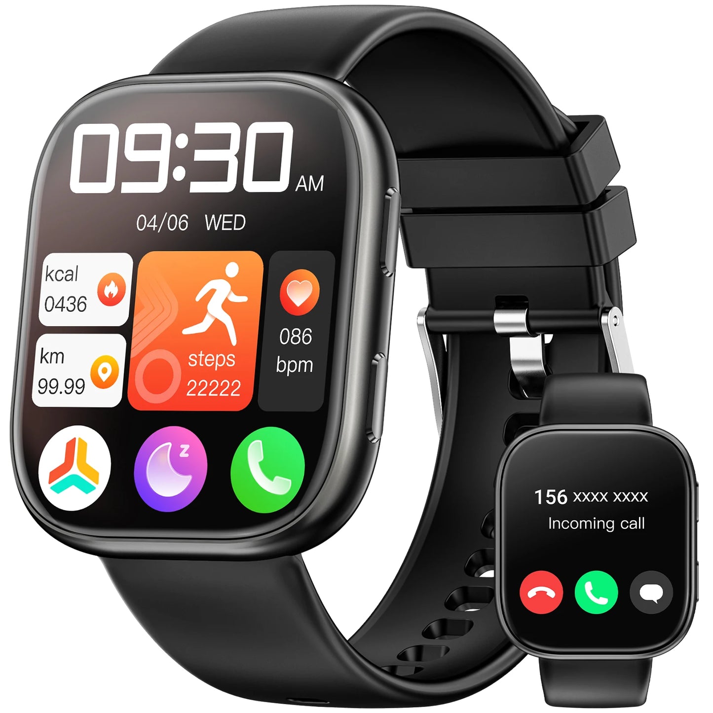 Men’s HD Smartwatch with Bluetooth Fitness Tracking