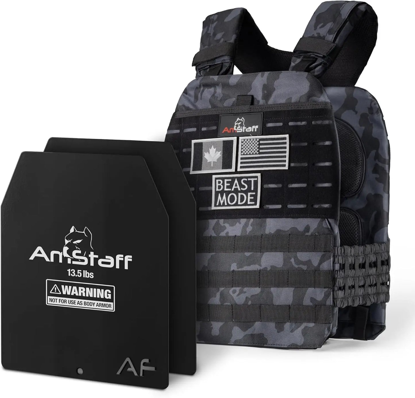 Versatile Wearable Vest for Fitness Workouts, Strength and Endurance Training