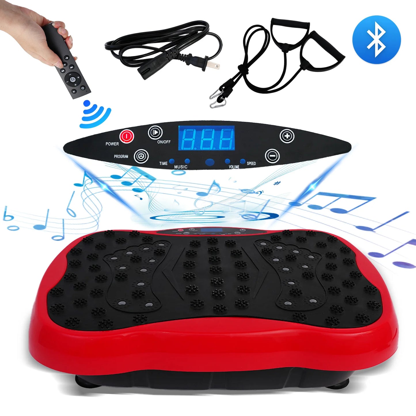 Full-Body Vibration Plate Exercise Machine