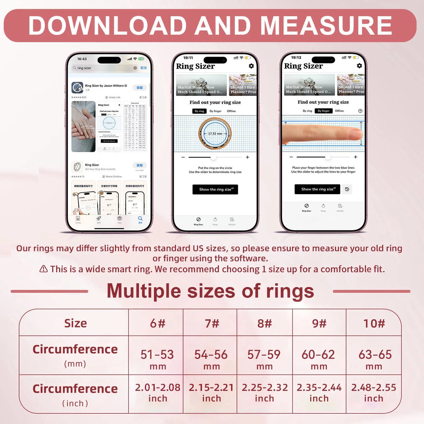 Fashion Ceramic Smart Ring with Health Tracking
