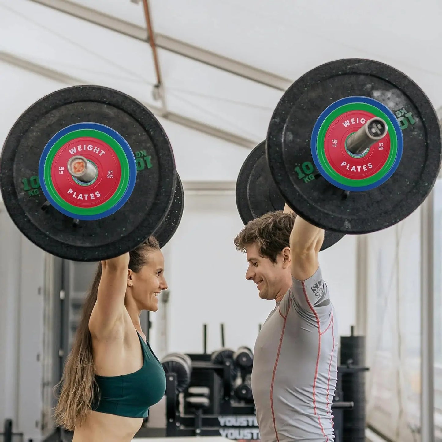 Rubber Change Plates for Home Gym Weightlifting