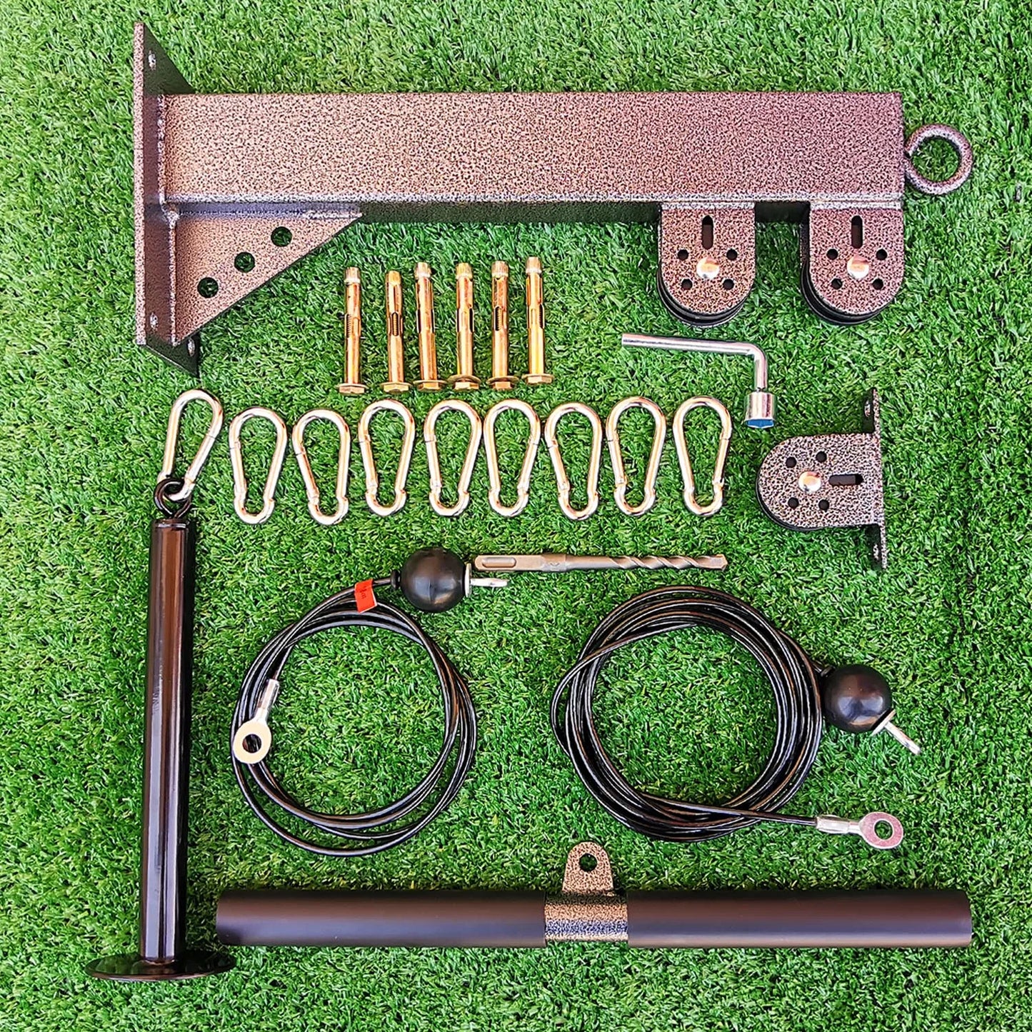 Fitness Cable Pulley System Wall Mounted LAT Pulldown Machines