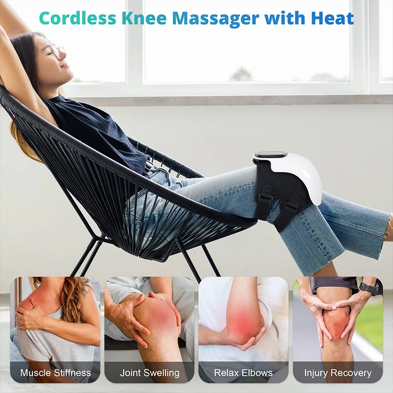 Electric Heating Knee Pad Massager Wireless