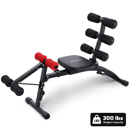 MERACH Adjustable Multi‑Functional Ab Trainer Bench