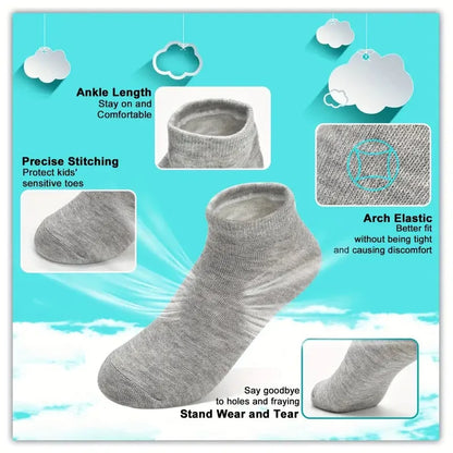 40‑Pair Black White Gray Breathable Sports Socks
