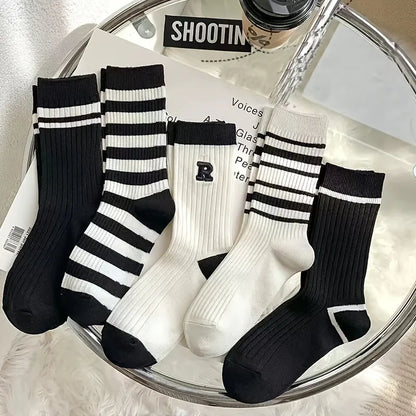 Casual Sports Tube Socks Mixed Color Pack