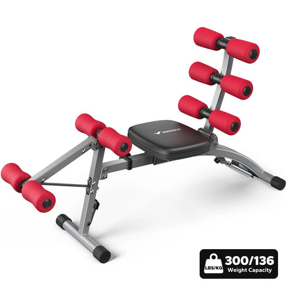 MERACH Adjustable Multi‑Functional Ab Trainer Bench