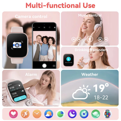 Men’s HD Smartwatch with Bluetooth Fitness Tracking