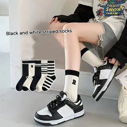 Casual Sports Tube Socks Mixed Color Pack