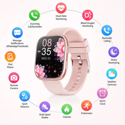 Men’s HD Smartwatch with Bluetooth Fitness Tracking