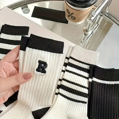 Casual Sports Tube Socks Mixed Color Pack