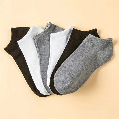 40‑Pair Black White Gray Breathable Sports Socks