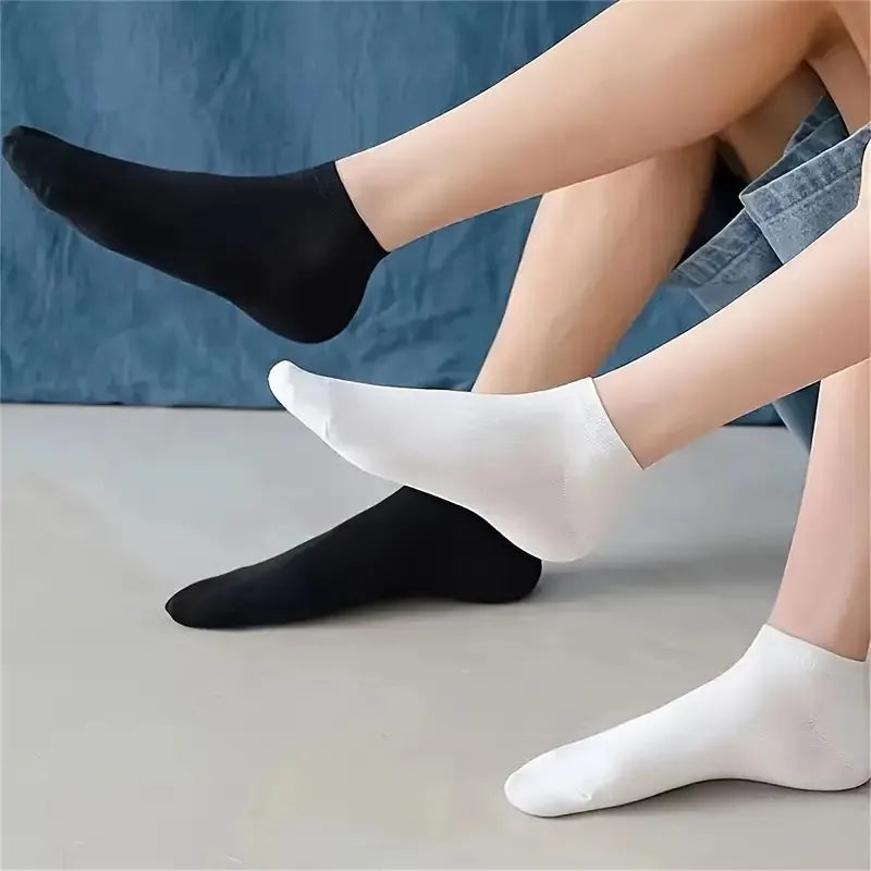 40‑Pair Black White Gray Breathable Sports Socks