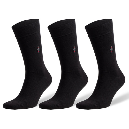 Men Classic Men's Business Casual Dress Socks 3 Pairs