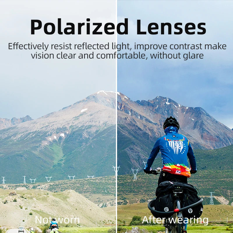 Polarized Glasses UV400 Sunglasses Sport Glasses