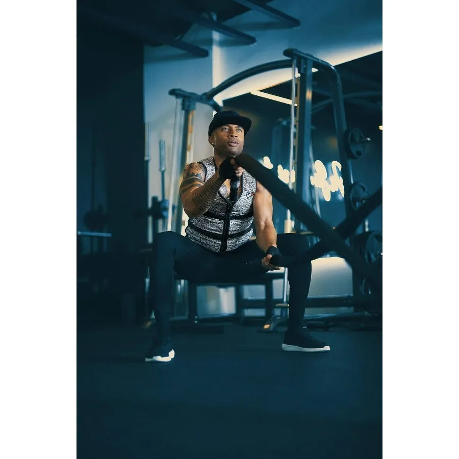 Super Slim Air Flow Weighted Vest 12LBS Workout Vest for Men and Women.