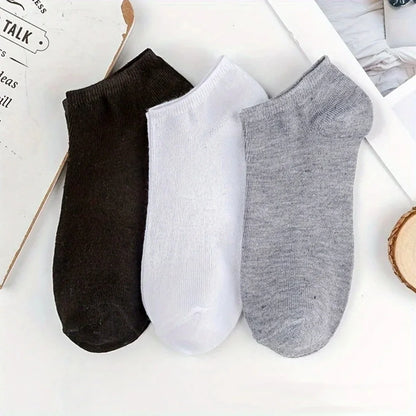 Soft Cotton Breathable Cushioned Unisex Ankle Socks Pack
