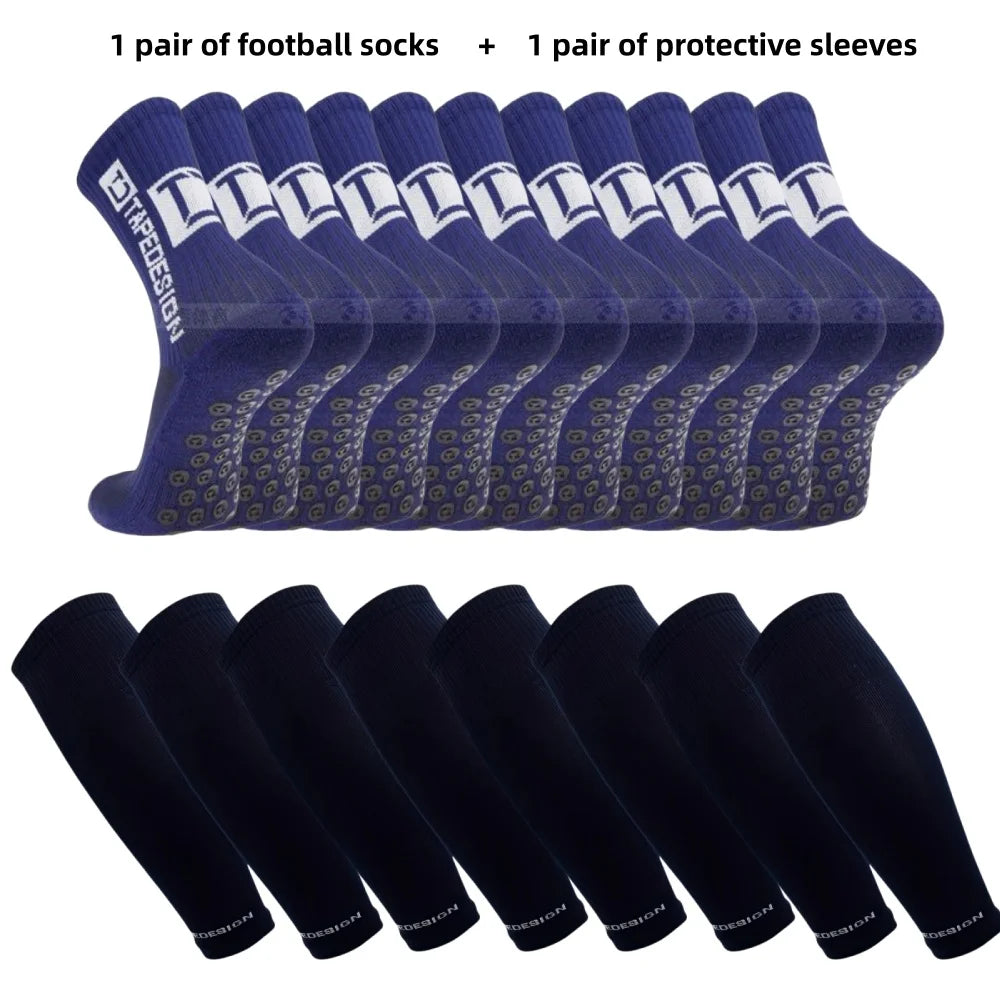 Football Socks for Men and Women Anti-Slip Grip Comfortable