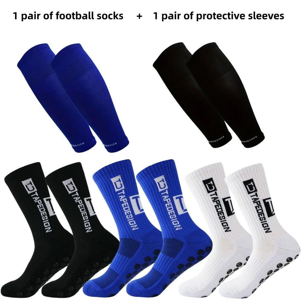 Football Socks for Men and Women Anti-Slip Grip Comfortable