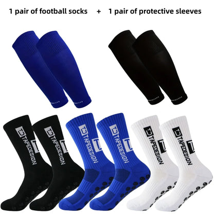 Football Socks for Men and Women Anti-Slip Grip Comfortable