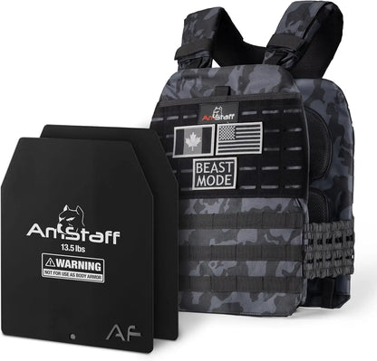 Tactical Weighted Vest - Adjustable Weight Vests - Versatile Wearable Vest for Fitness Workouts, Strength and Endurance Training