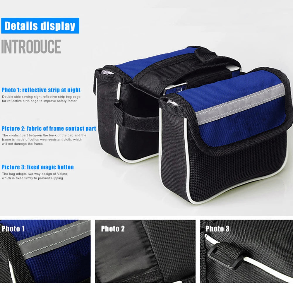 Rainproof MTB Bike Front Top Tube Pouch