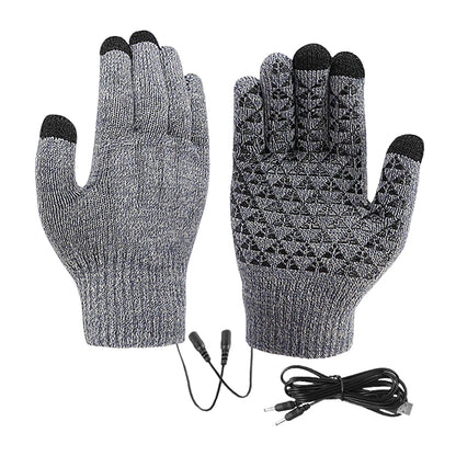 USB Electric Heated Gloves Full Finger Non-Slip