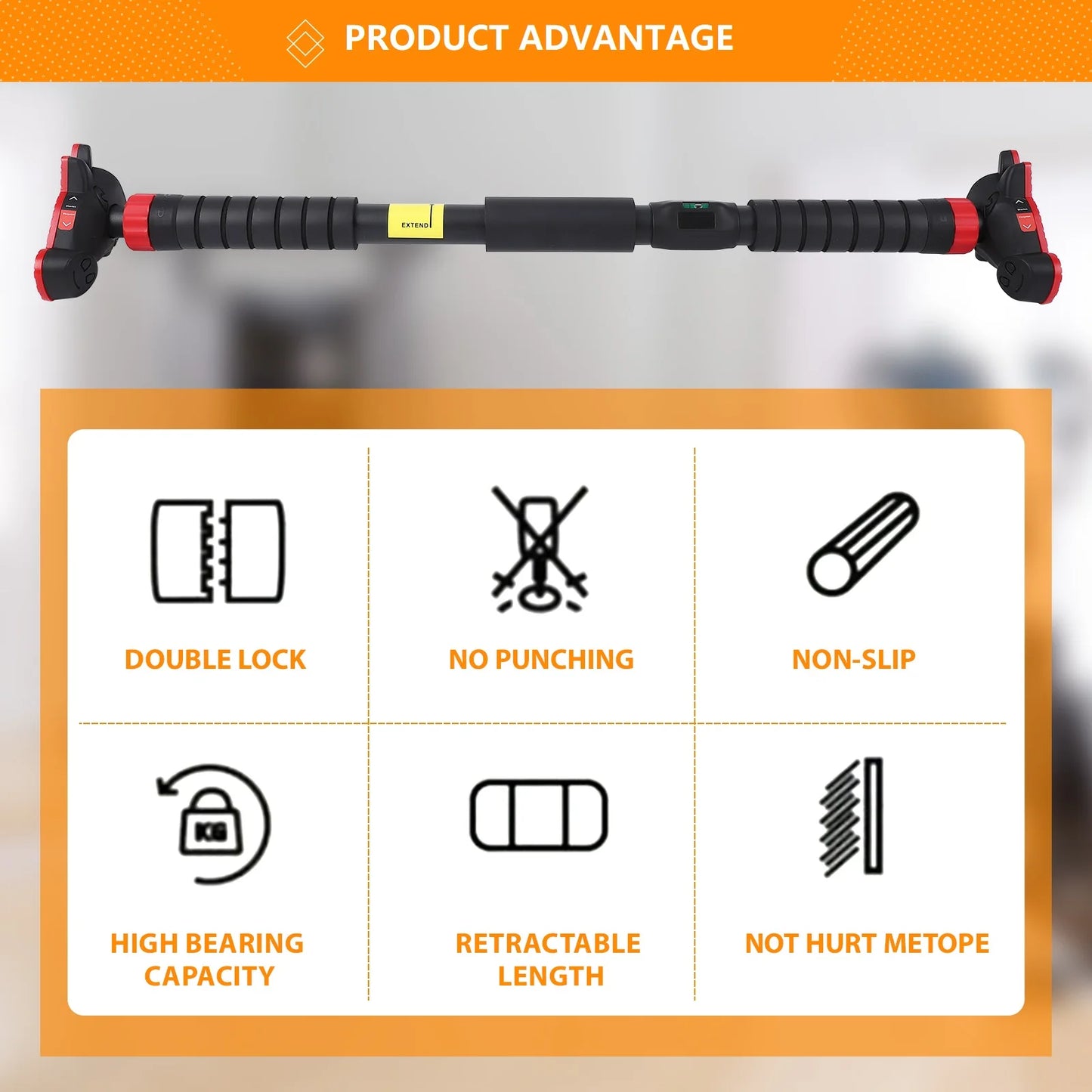 Pull Up Bar for Doorway Chin Up Bar