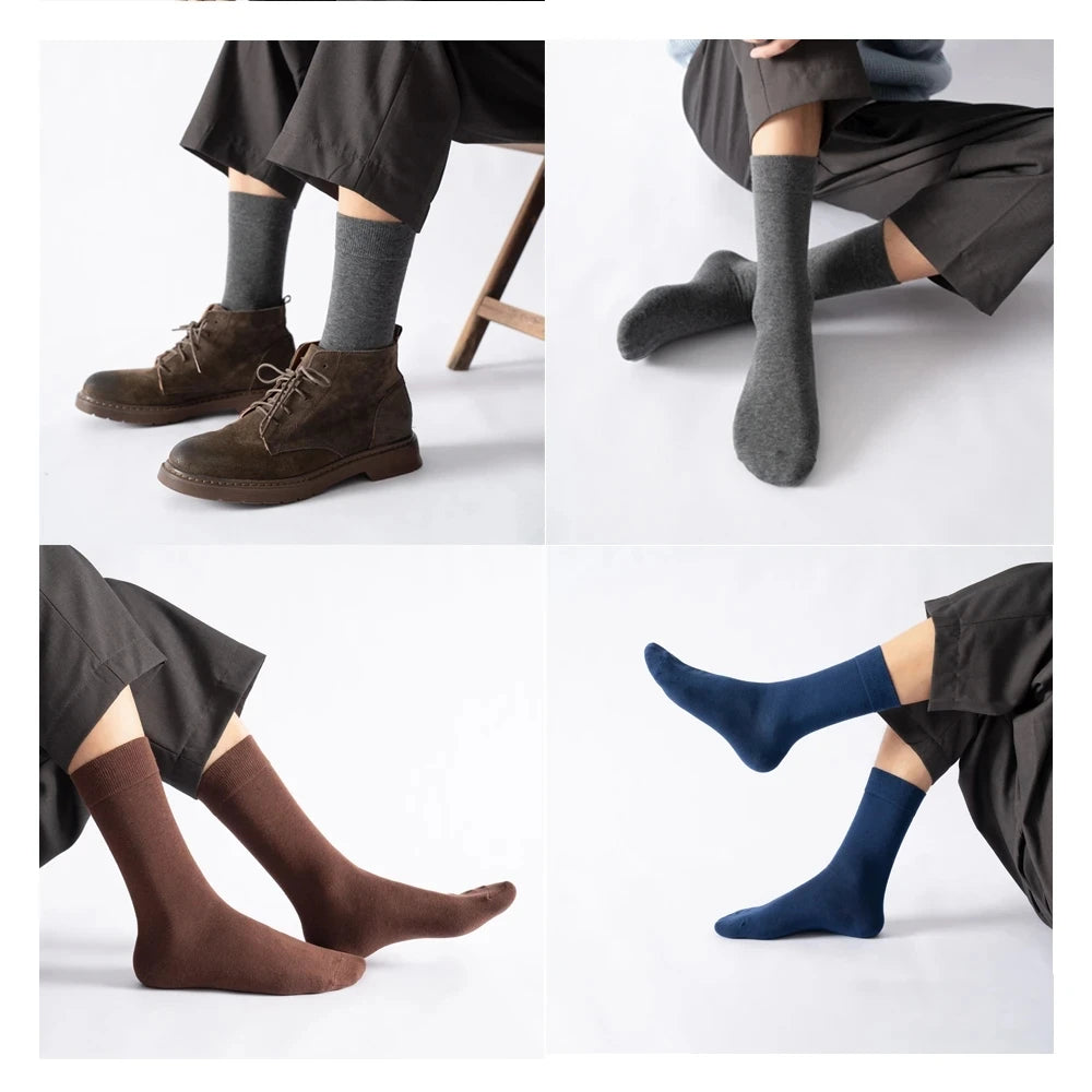 5 Pairs High Quality Men Woman Cotton Socks