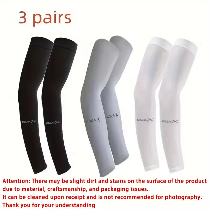 1/3 Pair of Breathable Sun Protection Sleeves