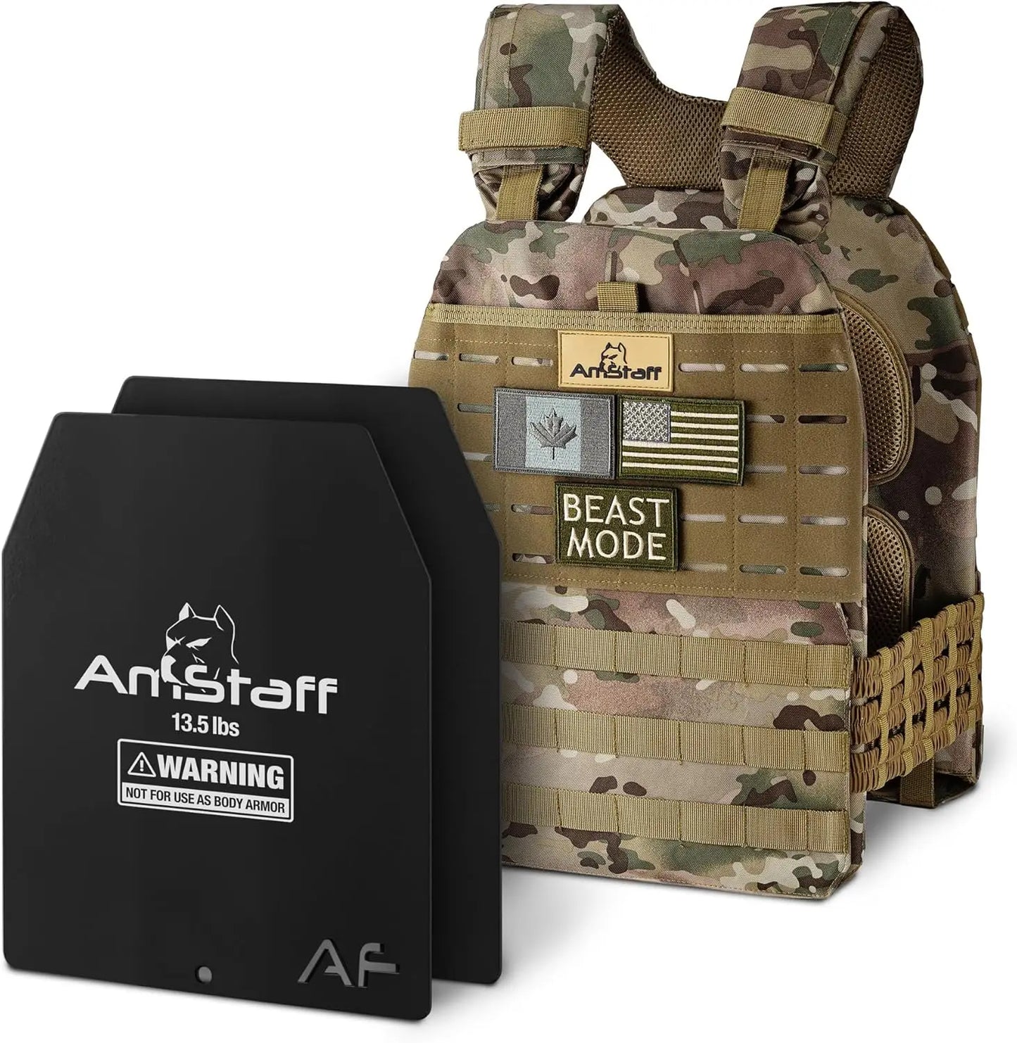 Versatile Wearable Vest for Fitness Workouts, Strength and Endurance Training