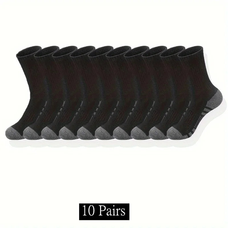10/20/30 Pairs Men Woman Classic Crew Socks