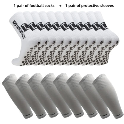 Football Socks for Men and Women Anti-Slip Grip Comfortable