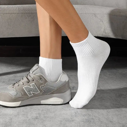 Cotton Anti‑Odor Breathable Sports Boat Socks Pack