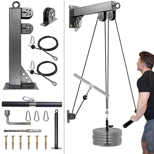 Fitness Cable Pulley System Wall Mounted LAT Pulldown Machines
