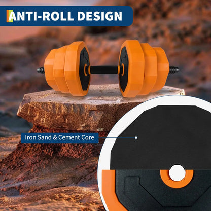 4‑in‑1 Adjustable Dumbbell Barbell Home Gym Set