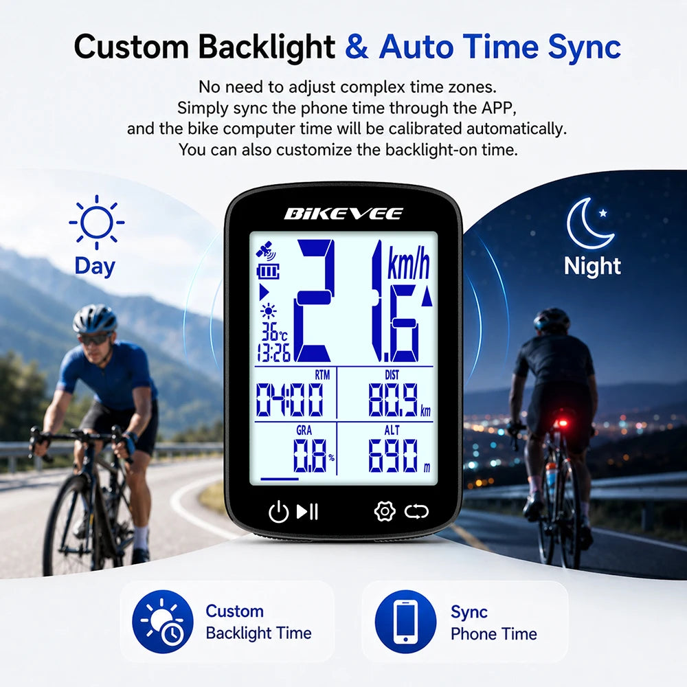 Newest Bluetooth GPS Bike Computer Smart Speedometer