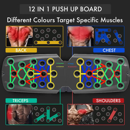 Portable Multifunctional Push-up Bar Board Set Foldable