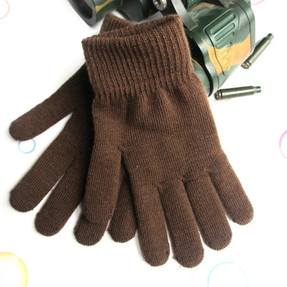Winter Warm Gloves Five Fingers Touch-screen