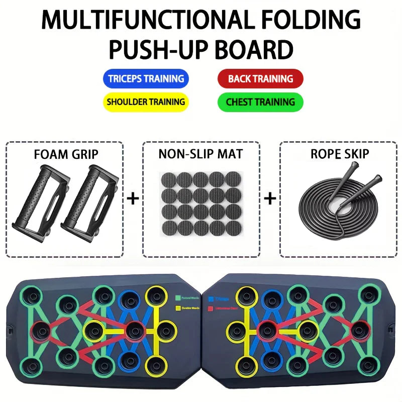 Portable Multifunctional Push-up Bar Board Set Foldable