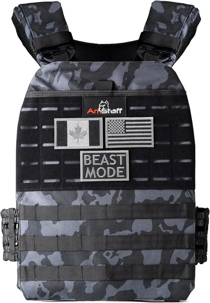 Versatile Wearable Vest for Fitness Workouts, Strength and Endurance Training