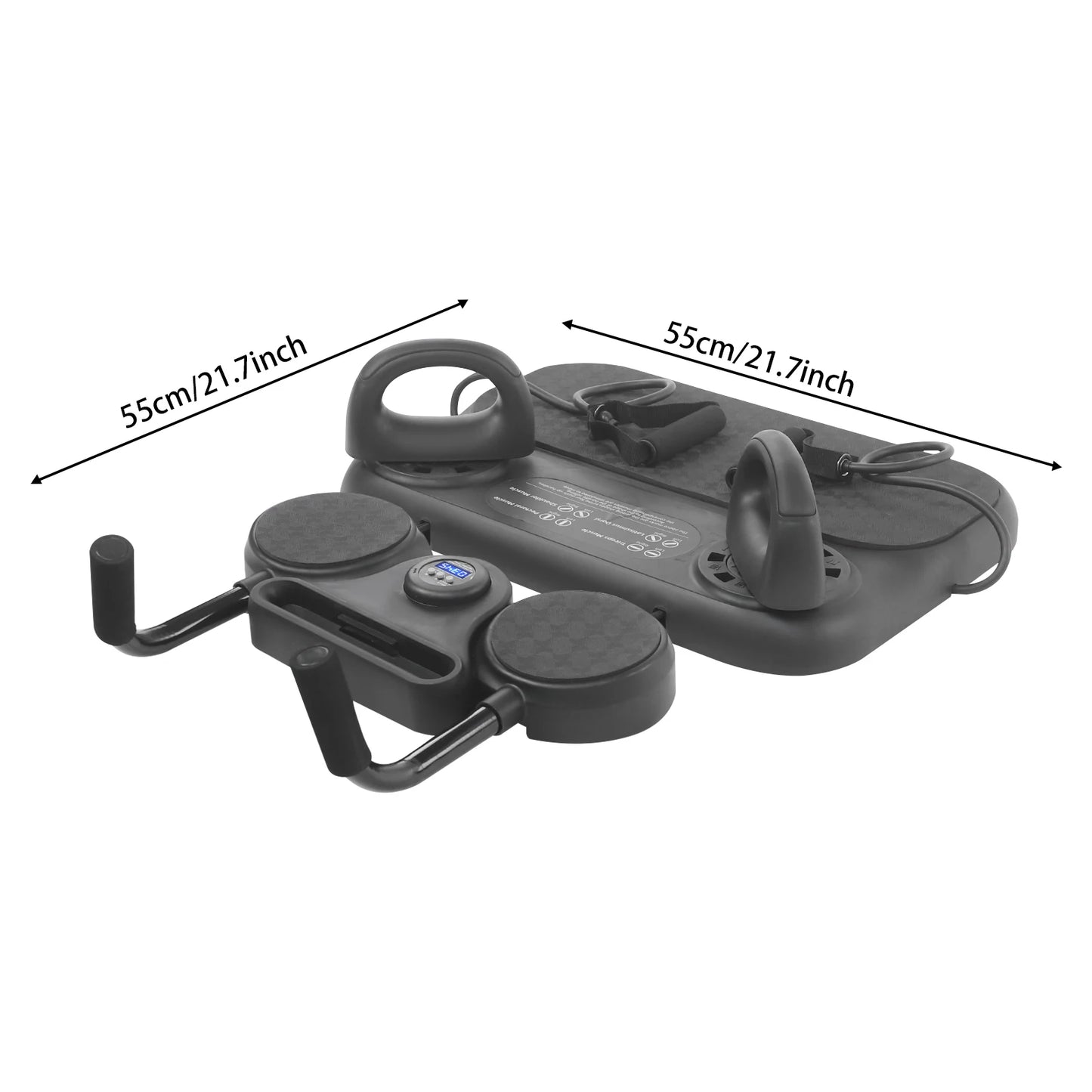 Portable Pilates Board Reformer Kit with Timer