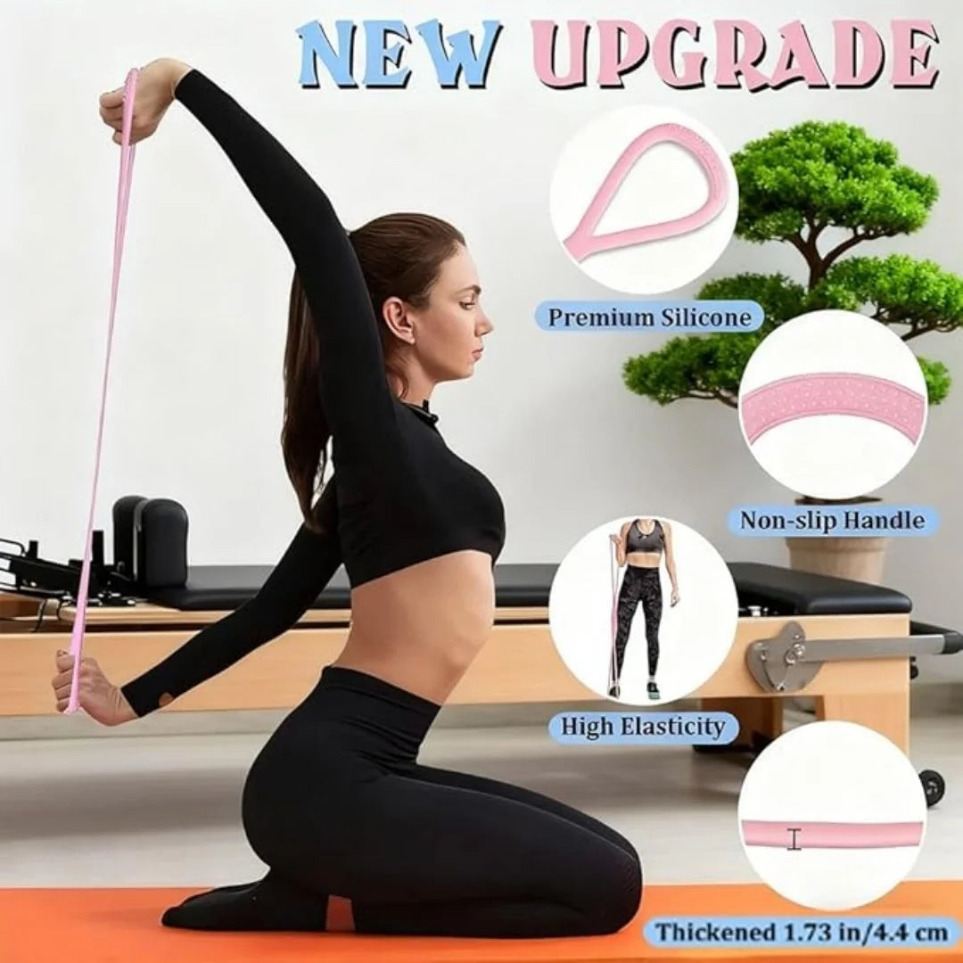 Resistance Bands Figure‑8 Elastic Fitness Set