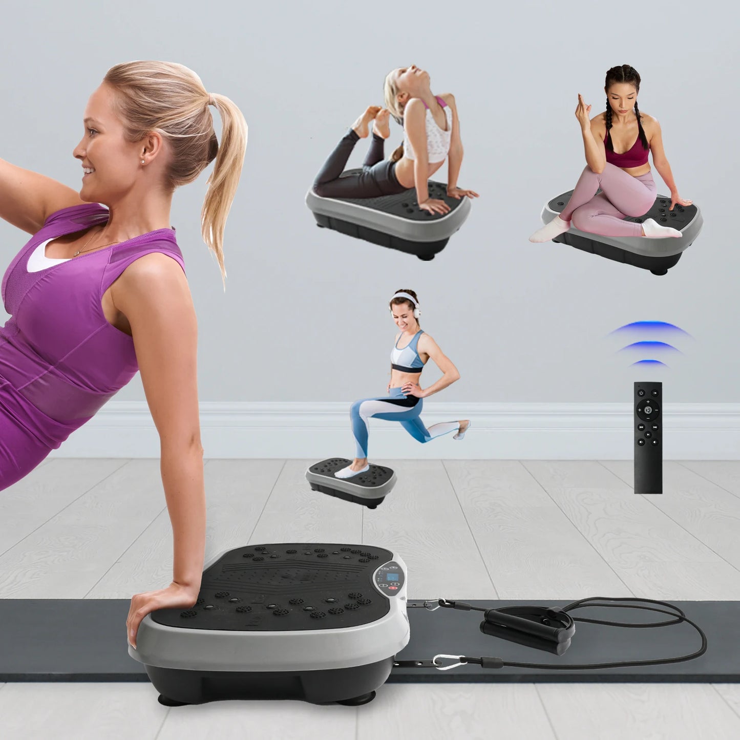 Portable Vibration Plate Fat‑Burning Full‑Body Trainer