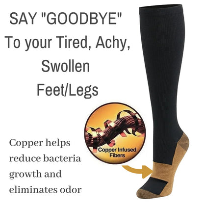 4‑Pair Compression Socks for Varicose Veins Sports