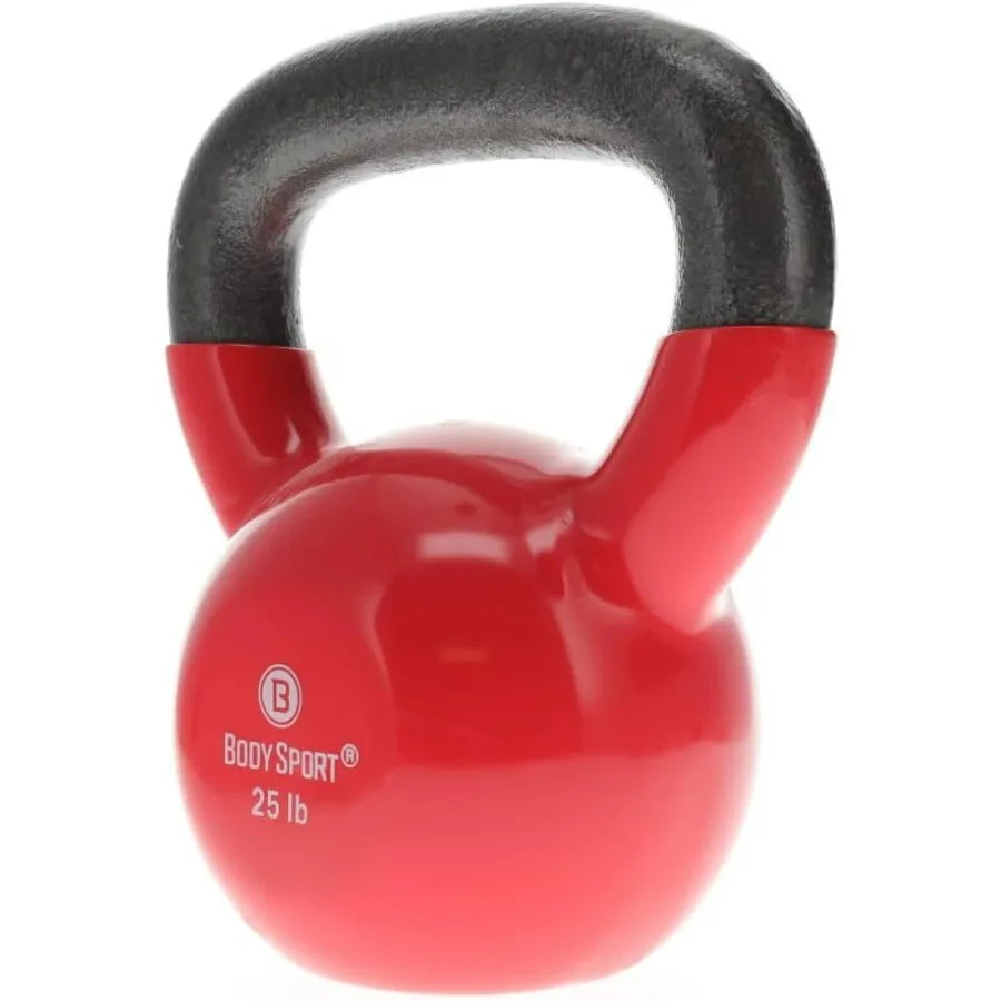Vinyl‑Coated Cast Iron Kettlebell for Strength Training