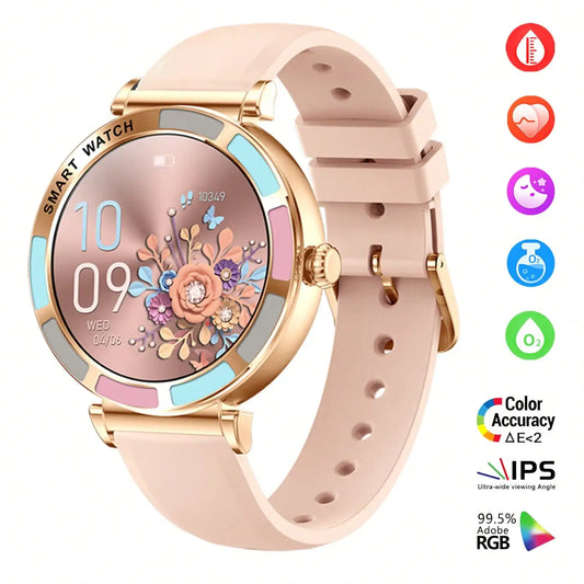 Elegant Women’s Bluetooth Fitness Smartwatch