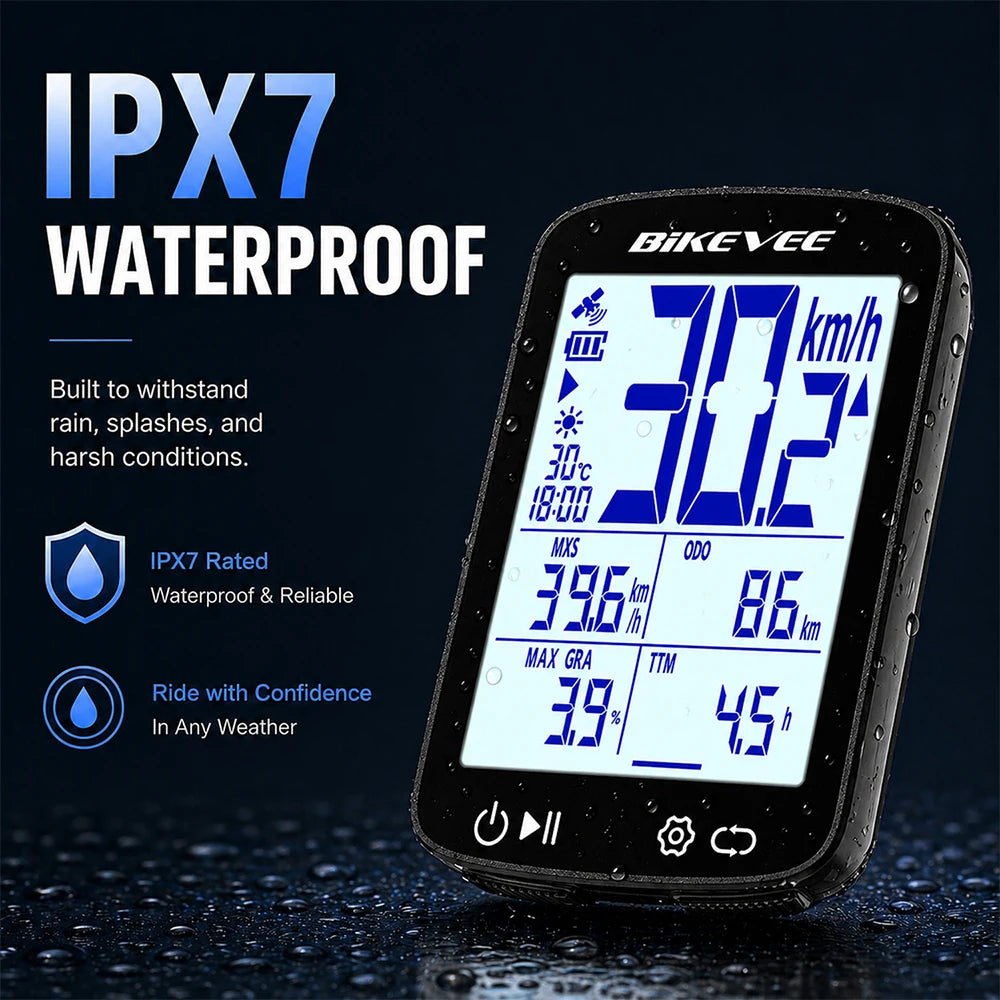 Newest Bluetooth GPS Bike Computer Smart Speedometer