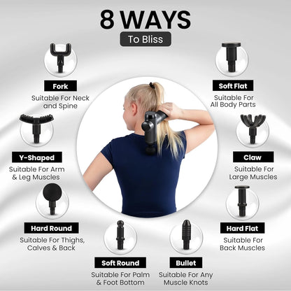 Professional Deep Tissue Massage Gun with 99 Speed Levels