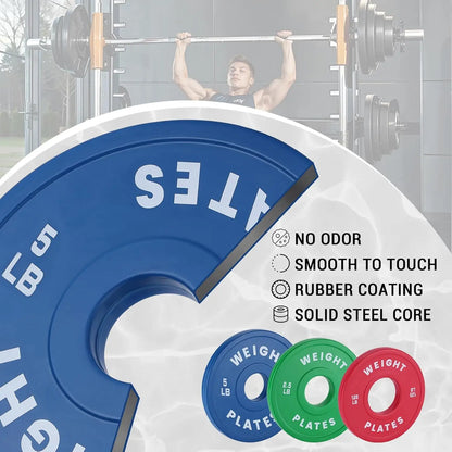 Rubber Change Plates for Home Gym Weightlifting
